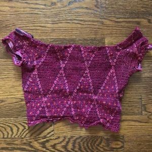 off-the-shoulder top